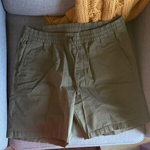 Vans Olive Green Range Elastic Shorts